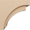 Ekena Millwork 11"W x 22"D x 22"H Classic Rivera Rough Cedar Woodgrain TimberThane Corbel, Primed Tan CORUR11X22X22RIVRCPR - alternate 2